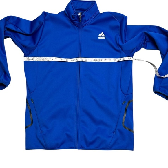 Adidas Techfit Blue Track Jacket - Picture 10 of 14